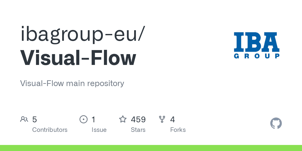 GitHub - ibagroup-eu/Visual-Flow: Visual-Flow main repository